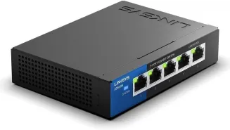 Linksys LGS105-EU 5-Port Unmanaged Gigabit-Netzwerk-Switch – Ethernet-Switch/Hub